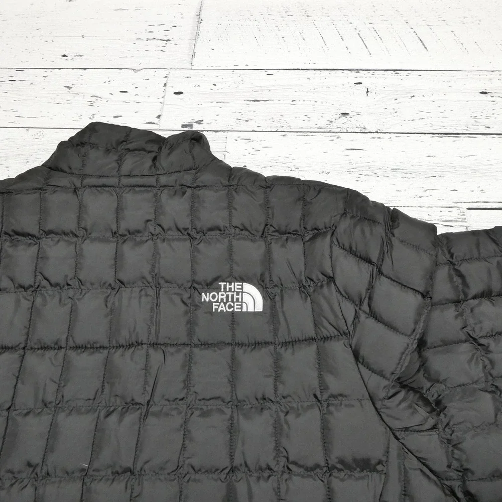 The North Face ThermoBall Eco Jacket Mens Large Black Full Zip Puffer NWT NEW